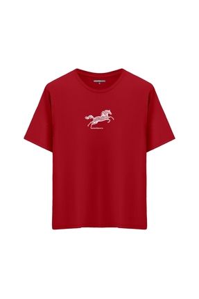 Mounte Bianca Unisex Horse Oversize T shirt Fiyat Yorumlar Trendyol