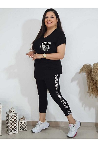 Melis Designer بدلة حمار وحشي ملكية مقاس كبير