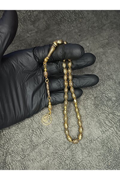 Mos Tespih Altın Benzetme Ağır Metal Tesbih