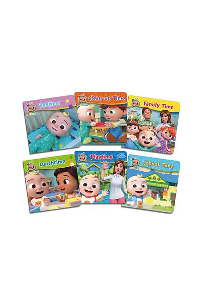 Green Tree CoComelon Pocket Library - 6 Booklets JJ and his his Hugs Hakalı