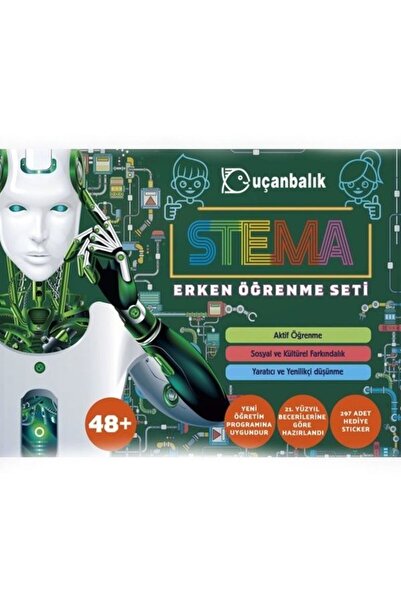 Uçanbalık Yayıncılık ERKEN ÖĞRENME SETİ 48+ STEMA-YENİ (2024) Uçanbalık Yayın...