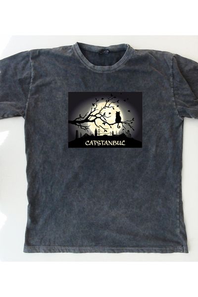 mAddog Catstanbul Tree Pattern T-Shirt - Comfortable Fit / 9XL - 3XL