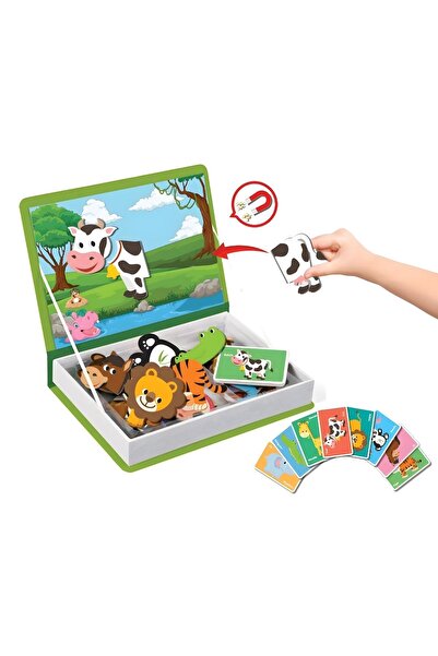 Apexma Eğitici Magnet Hayvan Tamamlama Seti - Manyetik Hayvan Parça Birleştir...