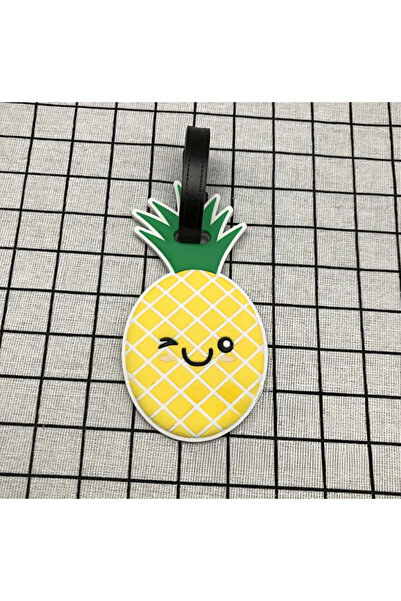 Boldy Etichetă pentru valiză cu ananas - Etichetă pentru bagaj - Etichetă pen...