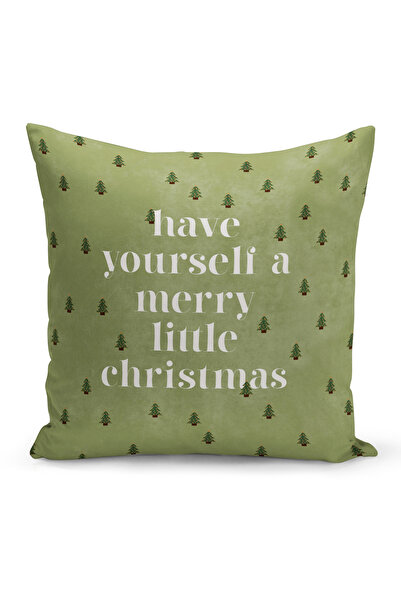 Bertille Home Новогодишна серия Двустранна калъфка за възглавница с цифров пе...