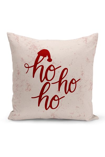 Bertille Home Πρωτοχρονιάτικη Σειρά Διπλής Όψης Ψηφιακή Εκτύπωση Μαξιλαροθήκη Ριχτάρι (Χριστουγεννιάτικο Χριστουγεννιάτικο κάλυμμα μαξιλαριού)
