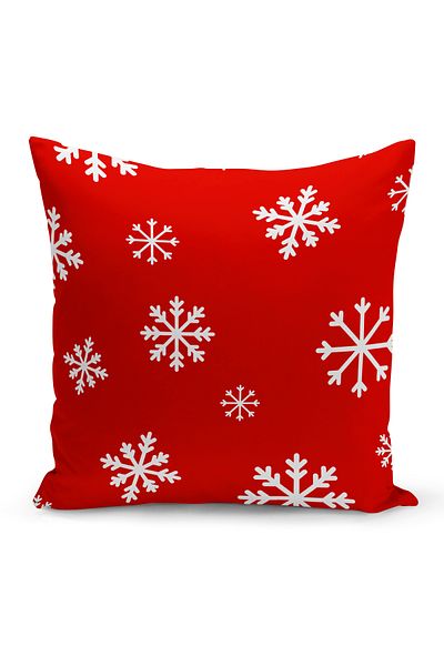 Bertille Home New Year Series Double Sided Digital Printed Throw Pillow Case (Christmas Christmas Cushion Cover)