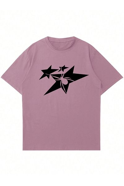 Mad&Calf Μπλουζάκι Unisex Star Spider με στάμπα με λαιμόκοψη