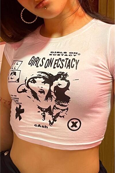 DEEFWEAR Y2k Girls Ecstasy Crop Top
