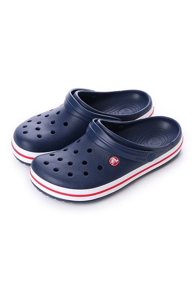 Crocs Тъмносини унисекс чехли с Crocband