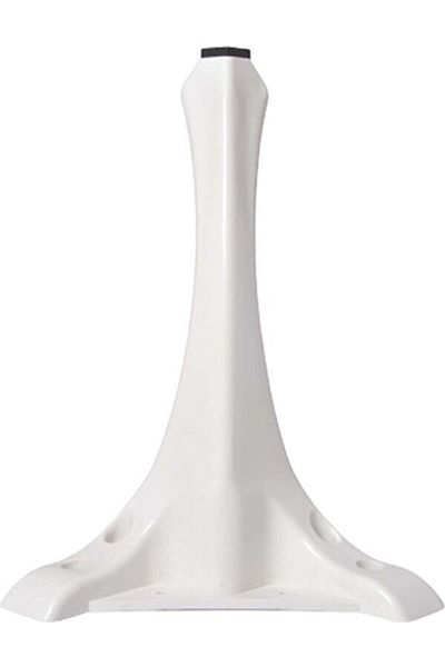 MİSLİNE Luxury 40X16X16 cm White Plastic Coffee Table Leg 8 Pieces