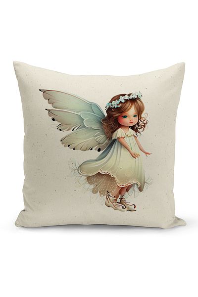 Bertille Home Child Baby Series Double-Sided Digital Printed Throw Pillow Case (Kids Children Cushion Cover)