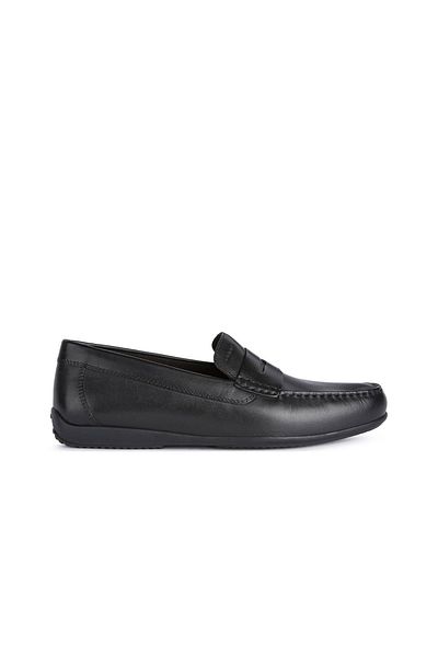 Geox Geox Black Moccasins Mens Shoes