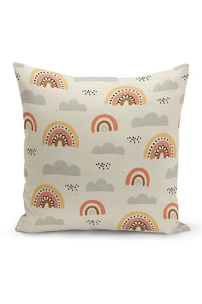 Bertille Home Double Sided Digital Printed Throw Pillow Cover for Child Baby - Kids Children Pillow Cover