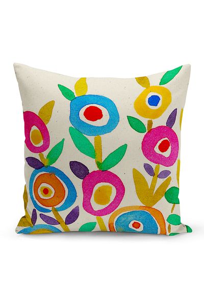 Bertille Home Child Baby Series Double-Sided Digital Printed Throw Pillow Case (Kids Children Cushion Cover)