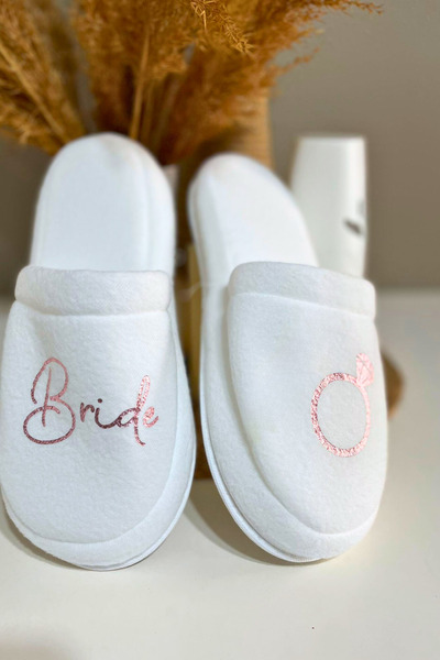 lafazan Bride Terlik Gelin Hamamı Malzemeleri Brideshower Bride To Be Terliği