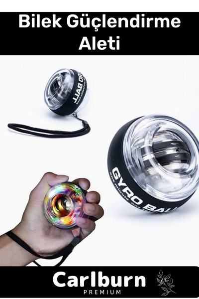 Carlburn Premium Seri Dayanıklı Döner Çarklı Fitness Rehabilitasyon El Kol Ka...