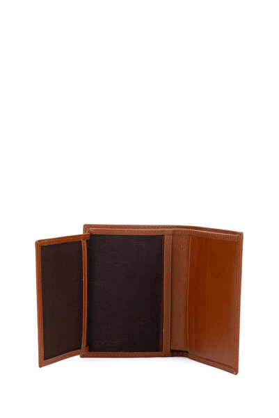 Tamer Tanca Ανδρικό πορτοφόλι από γνήσιο δέρμα μαύρισμα