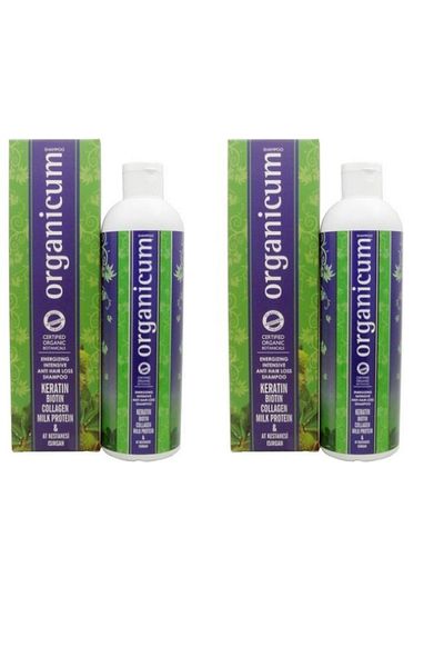 Organicum 350ml Intensive Anti Hair Loos Shampoo - 2 Pieces