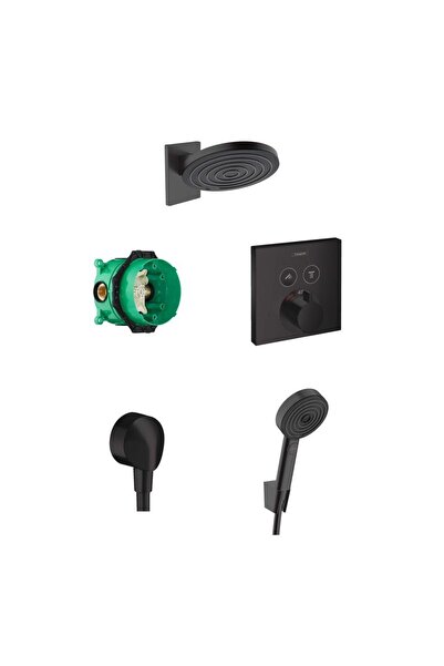 Hansgrohe Pulsify Showerselect Ankastre Banyo Seti Mat Siyah