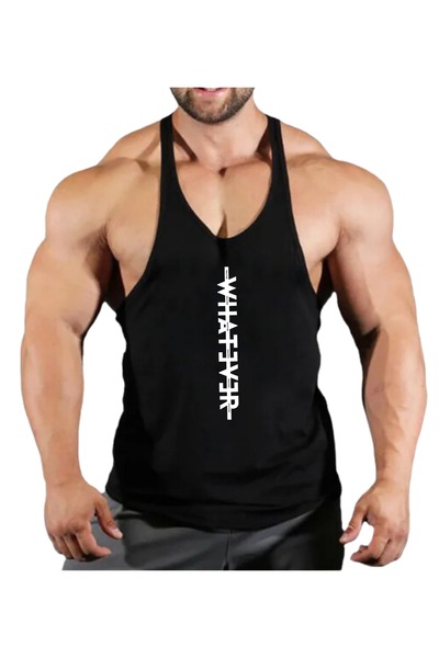 TREND ALİSSE Ανδρικό Αθλητικό Φανελάκι με Τιράντες - Αθλητικό Φανελάκι Γυμνασ...