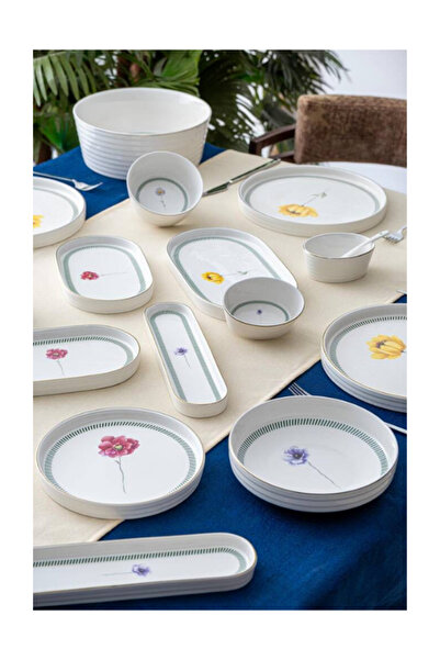 ACAR Dante 6 Kişilik 45 Parça Kahvaltı & Yemek Takımı