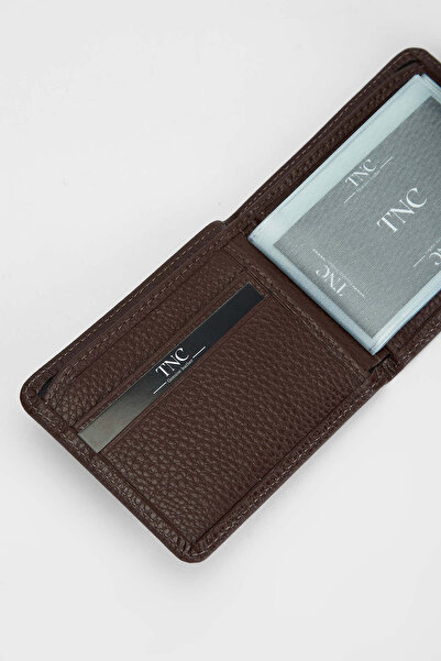 Tamer Tanca Men's Brown Genuine Leather Wallet