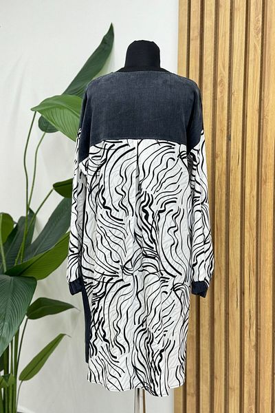 FUAT GÜRSEN Back Jacquard Printed Tunic
