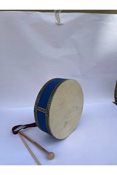 Ece müzik aletleri GERCEK DERİ 30 cm COCUK GÖSTERİ DAVULU