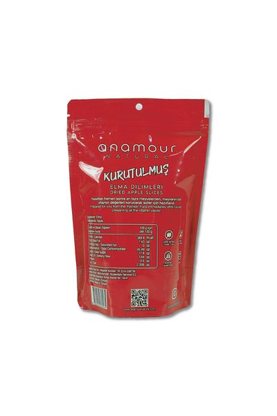 Anamour Apple Dried Chips Apple (Sugar-Free) Dried Fruit Crunch 25 Grams