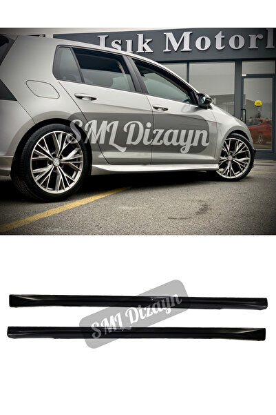 SML Dizayn Volkswagen Golf 7-7.5 Aero Yan Marşpiyel 2012-2020 Plastik Boyasız...
