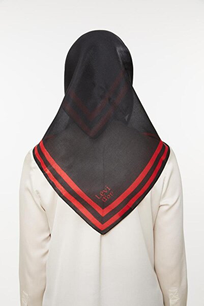 Levidor Μαύρο κεχριμπαρένιο κασκόλ