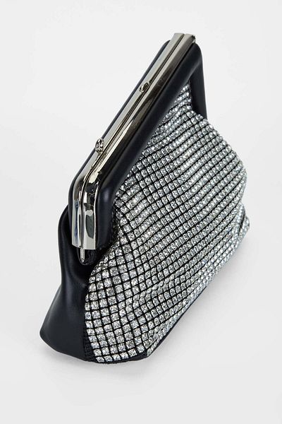 Tamer Tanca Women's Vegan Black Evening Bag