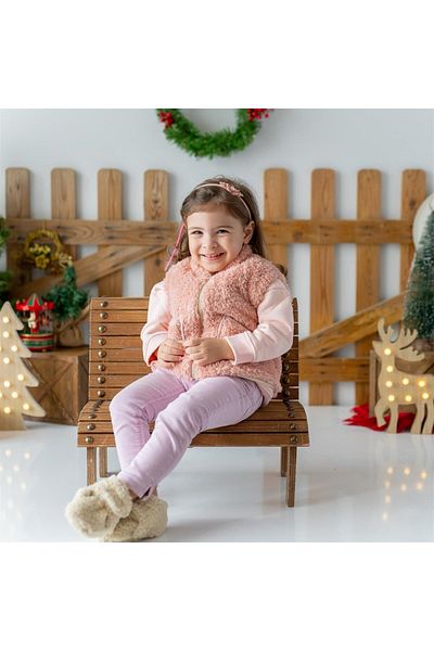 Mama Yoyo Baby&Kids Plush Vest - Powder Pink
