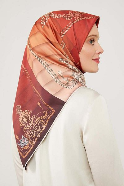 Levidor اللون الأحمر انتقالي الاتجاه وشاح Twill