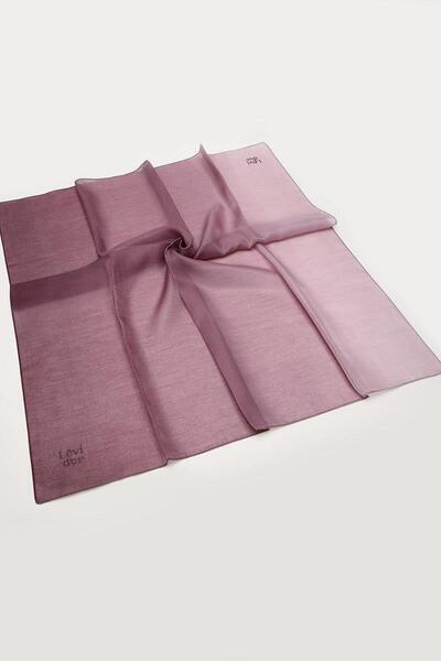 Levidor Κασκόλ που αλλάζει χρώμα από λιλά σε κεχριμπάρι