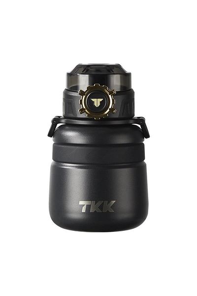 TKK Steel Children's Flask 600ml Black Panther