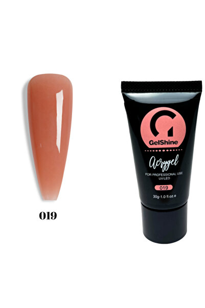 Gelshine Akralik Jel Şeffaf - 30 ml Hema-free T.P.O FREE Tırnak Uzatma Akrali...