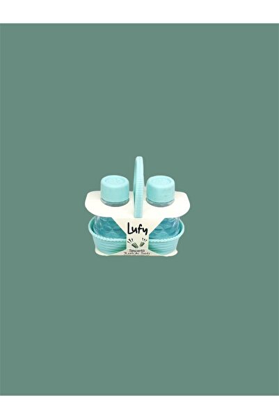 lufy 2'li LÜX TUZLUK BAHARATLIK SEPETLİ 2 Lİ TAŞINABİLİR TUZLUK PİKNİK KAFE EV MİKA TUZLUK