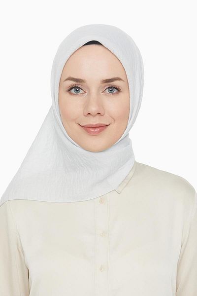 Levidor Ασημί Lux Cotton Cazz Φουλάρι