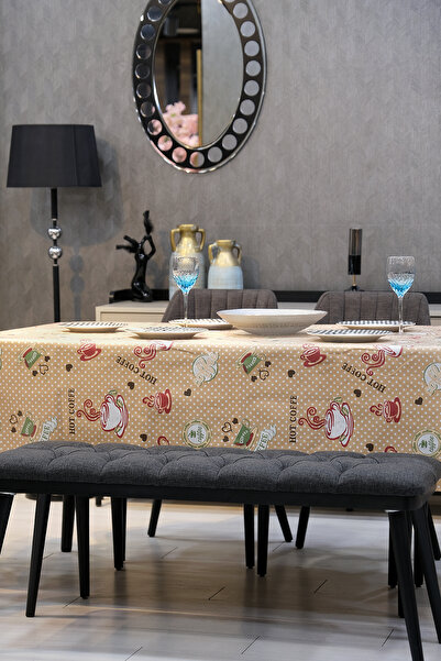 sevilya Комплект кухненски престилки Tulipa с покривка за маса и закачалка за регулиране, модели покривки за маса