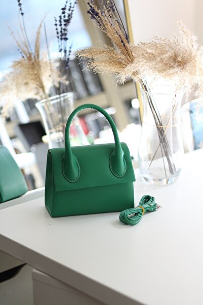 Moom Bag Women's Green Single Handle Strap Hand & Shoulder Bag