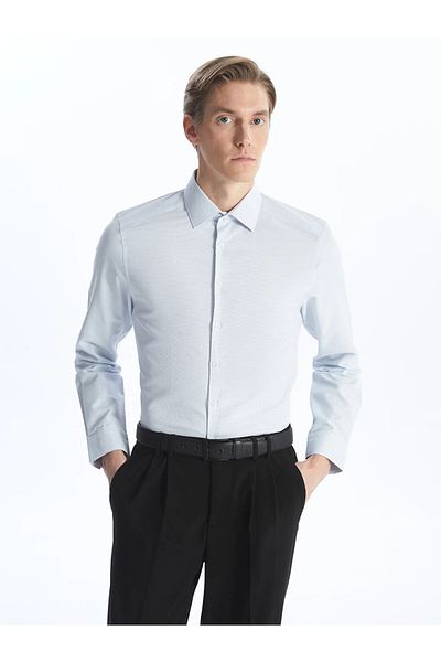 LC Waikiki LCWAIKIKI Formal Slim Fit Long Sleeve Dobby Men's Shirt