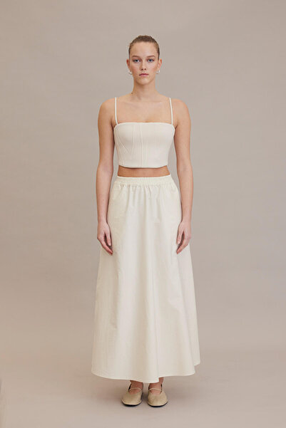 Manuka BOL CUT Flared SKIRT VANILLA
