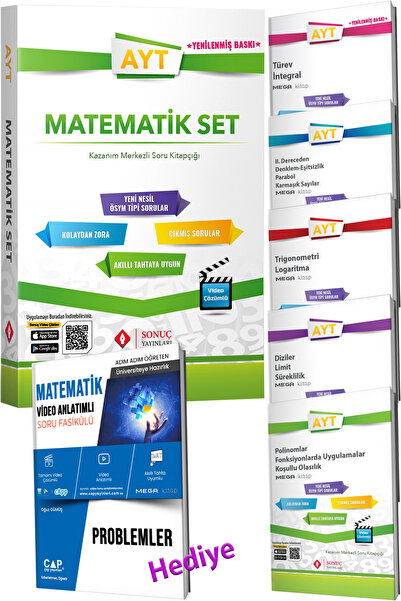 Sonuç Yayınları 2024 Sonuç Ayt Matematik Modüler Set (Çap Problemler Video An...