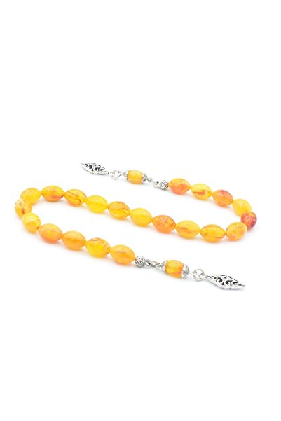 Murty99 Beyzi Cut Moire Orange Powder Amber Zaza Rosary