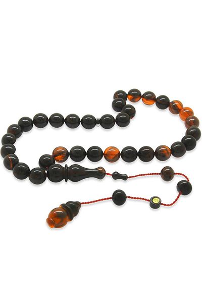 Tesbihane Master Working System Globe Bala-Black Catalin Rosary