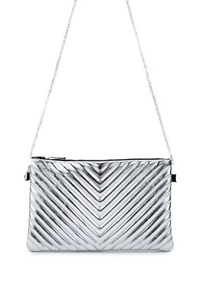 Tamer Tanca Women's Vegan Lame Metallic Handbag