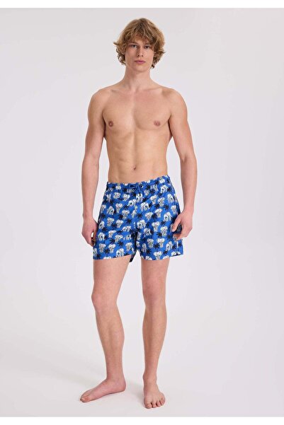 WESTMARK LONDON Ανδρικό μαγιό με στάμπα Blue Elephant Regular Fit WMANIMAL