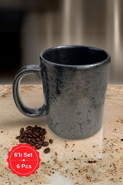 EVLE Volcano Mug Set of 6, 300 ml